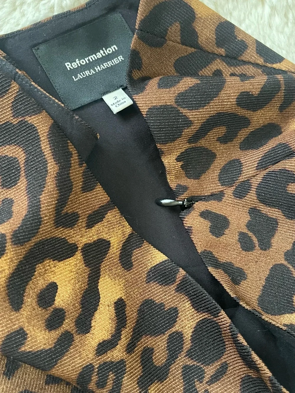 Reformation Cheetah Leopard Print Mini Skirt – Size 2